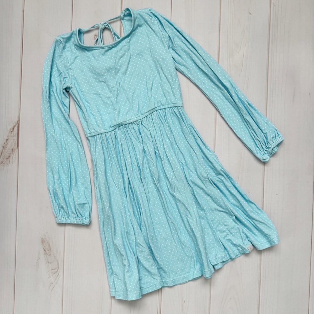 WDW Omi Jo Blue Glow Dot Billow Dress